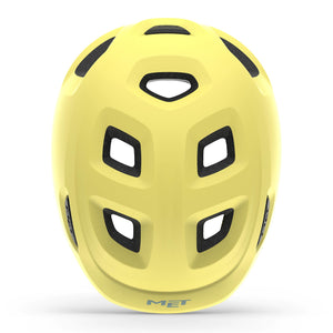 MET Hooray Soft Yellow kids helmet.