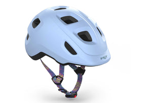 MET Hooray Lilac kids helmet.