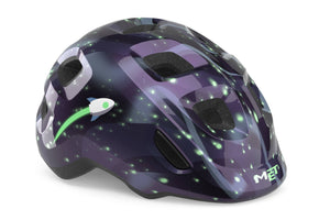 MET Hooray Space deep purple glow-in-the-dark kids helmet