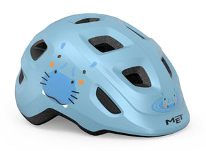 MET Hooray Pale Blue Hippo kids helmet.