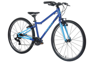 Reid H24 blue 24-inch wheel 7-speed lightweight hybrid mountain bike