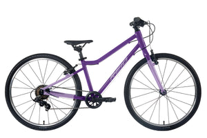 Reid H24 purple 24-inch wheel 7-speed lightweight hybrid mountain bike
