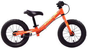 Squish orange 12 inch wheel lightweight balance bike.