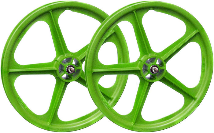 Skyway 20" Tuff II BMX Mag wheels green (B-Stock)