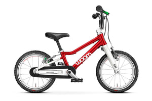 Woom 2 Anniversary Red 14 inch wheel ultralight children's bike.
