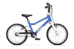 Woom 3 AUTOMAGIC sky blue 16 inch wheel 2 speed automatic ultralight children's bike.