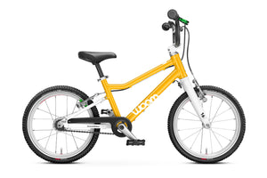 Woom 3 AUTOMAGIC sunny yellow 16 inch wheel 2 speed automatic ultralight children's bike.