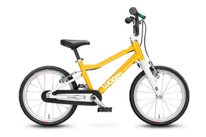 Woom 3 sunny yellow 16 inch wheel ultralight children's bike.
