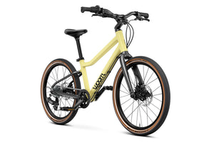 Woom EXPLORE 4 mellow yellow 20-inch wheel 7-speed ultralight hybrid bike