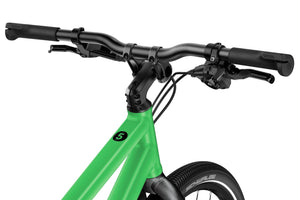 Woom EXPLORE 5 individually adjustable Vario handlebar stem.