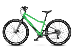 Woom EXPLORE 5 jungle green 24 inch wheel 8
-speed ultralight hybrid bike.