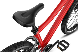 Woom EXPLORE 5 ergonomic waterproof Selle Royal junior comfort saddle.