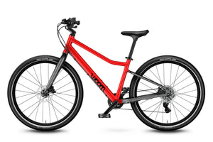 Woom EXPLORE 5 red 24 inch wheel 8
-speed ultralight hybrid bike.