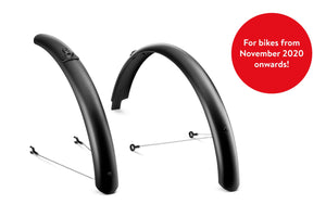 Woom 5 SNAP click-on mudguards.