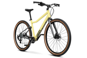 Woom EXPLORE 6 mellow yellow 26-inch wheel 8-speed ultralight hybrid bike