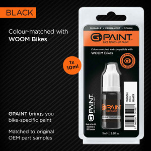 G-Paint Woom Bikes black touch-up paint.