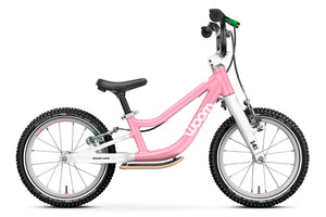 Woom GO 1 PLUS powder pink 14 inch wheel ultralight children's balance bike