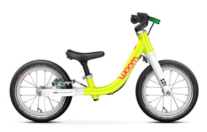 Woom GO 1 neon lime 12-inch wheel ultralight children's balance bike