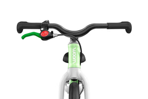 Woom GO 1 spearmint crush 12 inch wheel ultralight children's balance bike.