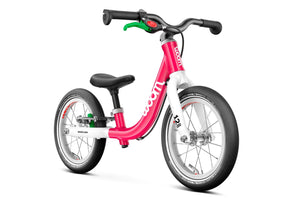 Woom GO 1 hot pink 12 inch wheel ultralight children's balance bike.