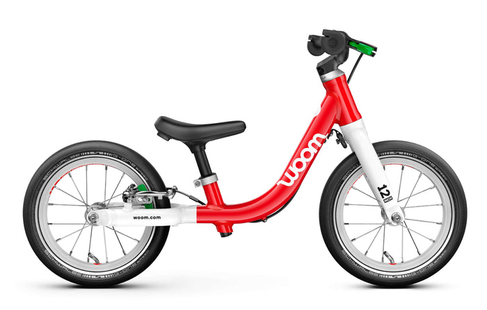 Woom GO 1 balance bike red