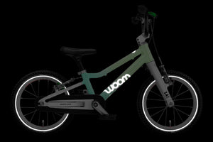 Woom GO 2 spearmint crush reflective details.