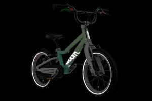 Woom GO 2 spearmint crush reflective details.