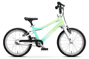 Woom GO 3 AUTOMAGIC spearmint crush 16 inch wheel ultralight children's bike.