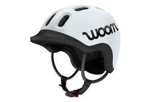 Woom READY pale grey kids' helmet.