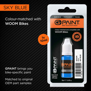 G-Paint Woom Bikes sky blue touch-up paint.