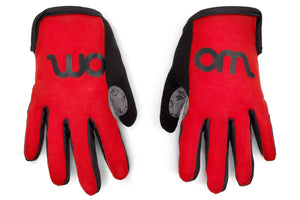 Woom TENS red kids gloves.