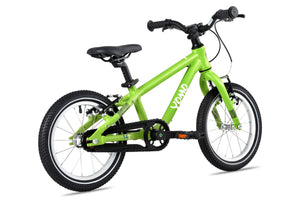 Yomo 14 green 14-inch wheel lightweight hybrid mountain bike.
