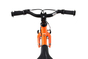 Yomo 14 orange 14-inch wheel lightweight hybrid mountain bike.