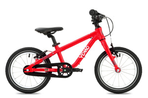 Yomo 14 red 14-inch wheel lightweight hybrid mountain bike.