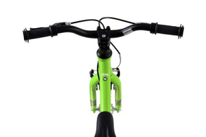 Yomo 16 green 16-inch wheel lightweight hybrid mountain bike.