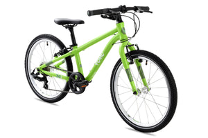 Yomo 20 green 20-inch wheel 7-speed lightweight hybrid mountain bike.