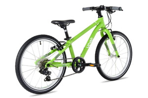 Yomo 20 green 20-inch wheel 7-speed lightweight hybrid mountain bike.