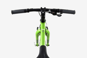Yomo 20 green 20-inch wheel 7-speed lightweight hybrid mountain bike.