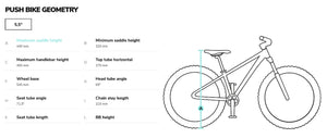 Beany Zero 12 frame geometry information.