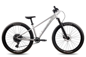Prevelo Zulu Five silver 26-inch wheel 10-speed lightweight front suspension mountain bike