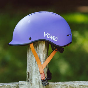 🎁 YOMO kids helmet matt purple (100% off)