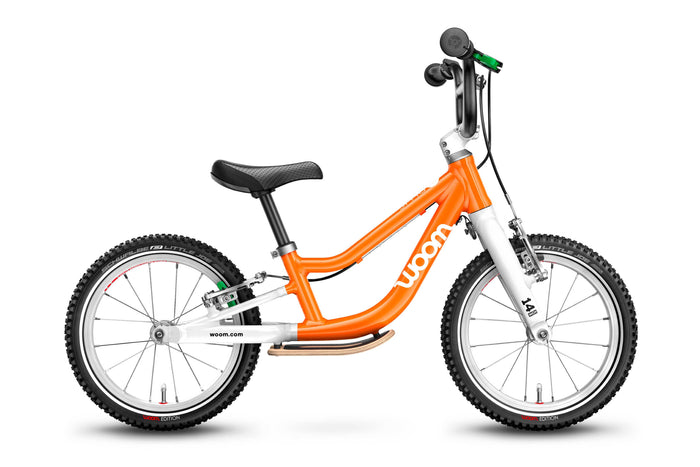 Woom 1 PLUS balance bike flame orange