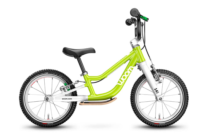 Woom 1 PLUS balance bike lizard lime