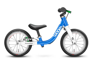 Woom 1 sky blue 12 inch wheel ultralight children's balance bike.