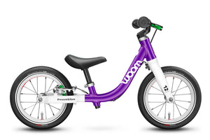 Woom 1 purple haze 12 inch wheel ultralight children's balance bike.