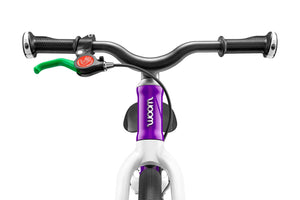 Woom 1 purple haze 12 inch wheel ultralight children's balance bike.