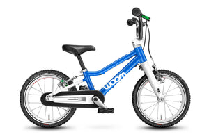 Woom 2 sky blue 14 inch wheel ultralight children's bike.