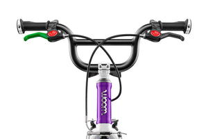 Woom 1 PLUS purple haze 14 inch wheel ultralight children's balance bike.