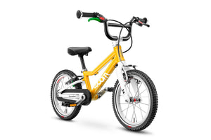 Woom 2 sunny yellow 14 inch wheel ultralight children's bike.