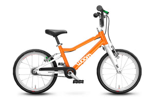Woom 3 AUTOMAGIC flame orange 16 inch wheel 2 speed automatic ultralight children's bike.